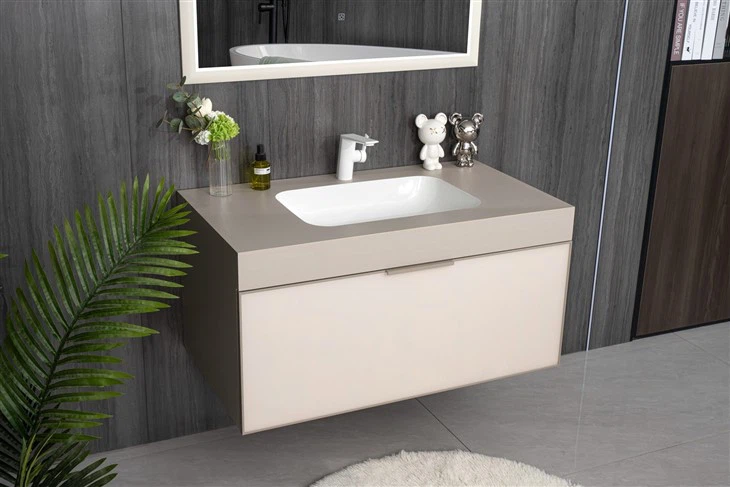 Bathroom Solid Wood Cabinet