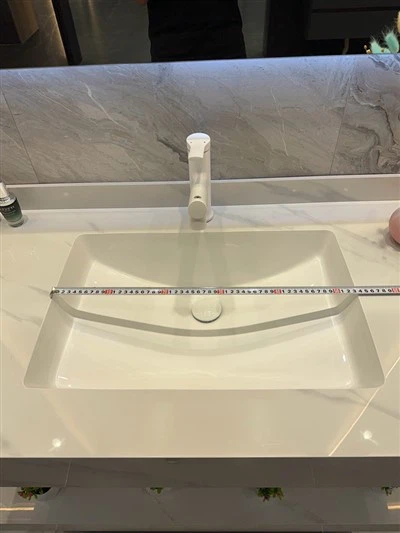 Mobile da bagno in ardesia con lavabo